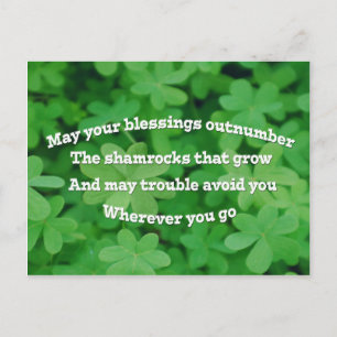 Irish Blating Vykort