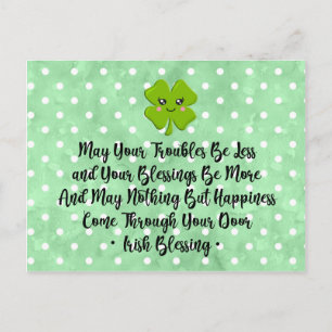 Irish Blating Vykort