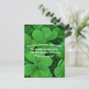 Irish Blating Vykort