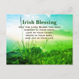 Irish Blating, Warmth in Your Home Vykort