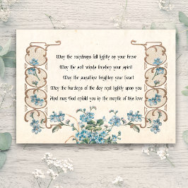 Irish Blating with Elegant Blommigt Gräns