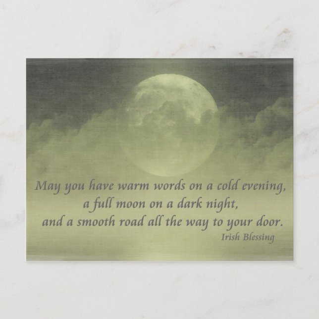 Irish Blessing (2) Vykort (Framsida)