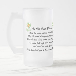 Irish Blessing Beer Mugg