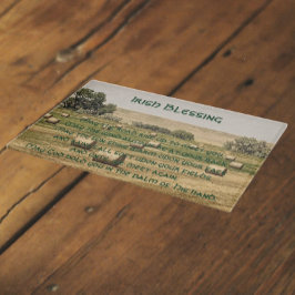 Irish Blessing Hay Bales i Fält