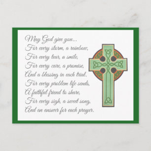 Irish Blessing II Vykort