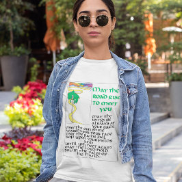 IRISH BLESSING KAN TA DEN STIGA UPP VÄGEN FÖR ATT  T SHIRT