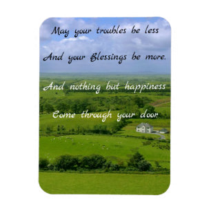 Irish Blessing, må dina problem vara mindre Magnet