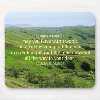 Irish Blessing Mousepad Musmatta