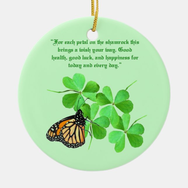 Irish Blessing Ornament (Framsidan)