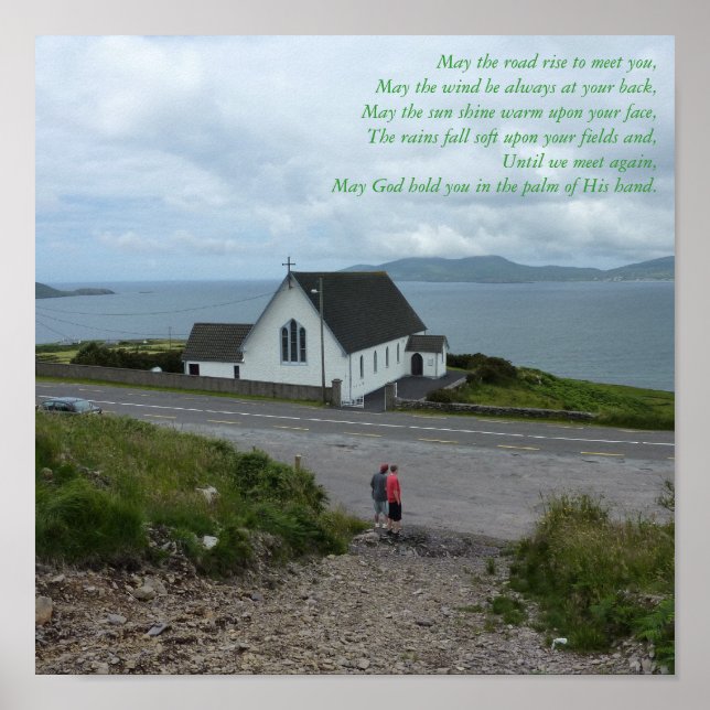Irish Blessing Poster - County Kerry (Framsidan)