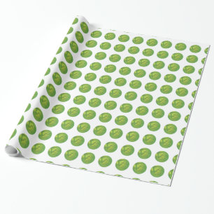 Irish Blessings Grönt Shamrock, Celtic Presentpapper