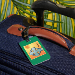 Irish Blessings Kor Personlig Bagagebricka