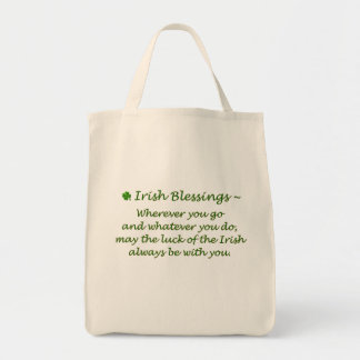 Irish Blessings-Livsmedel Tote Bag Tygkasse