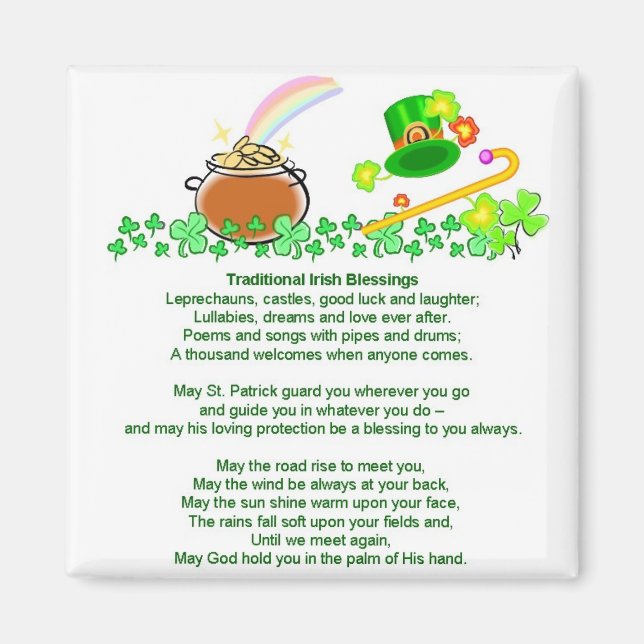 Irish Blessings Magnet (Framsidan)