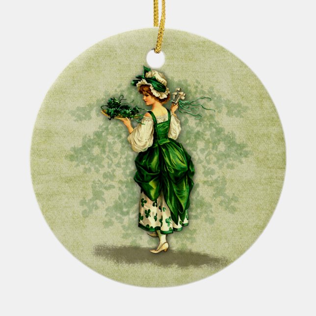 Irish Blessings-Ornament Julgransprydnad Keramik (Framsidan)