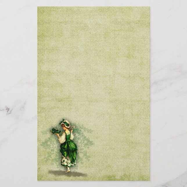 Irish Blessings- Stationery- No Linjer Brevpapper (Framsida)