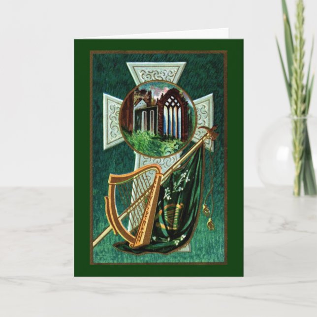 Irish Bleting Greeting Card Kort (Framsida)