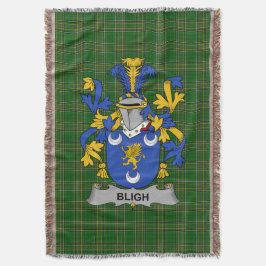 Irish Bligh Jackar om Arm Family Crest Ireland Filt