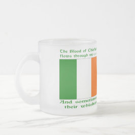 Irish Blood and Whiskey Frostad Glasmugg