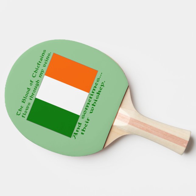 Irish Blood and Whiskey Pingisracket (Sidan)