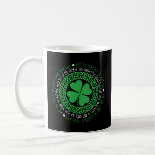 Irish Bluting Celtic Knot 4 Löv Klöver - St Patr Kaffemugg