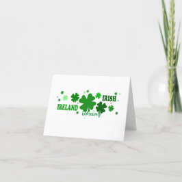 Irish Bluting St. Patrick's Day Kort