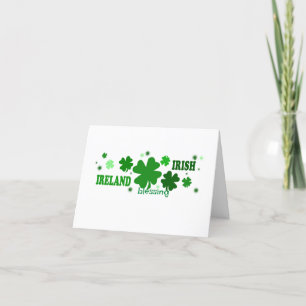 Irish Bluting St. Patrick's Day Kort