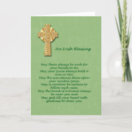 Irish Bluting St. Patrick's Day Kort