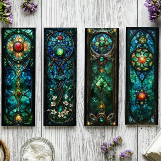 Irish Bokmärken, Celtic Stached Glass Bokmärken s3 (Skapare uppladdad)