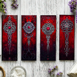 Irish Bokmärken, Red gotiic Bokmärken 1