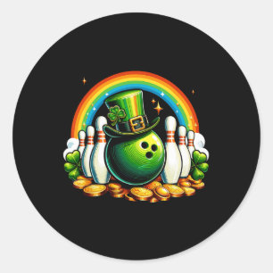 Irish Bowling Bylls Shamrock Leprechaun St Patrick Runt Klistermärke