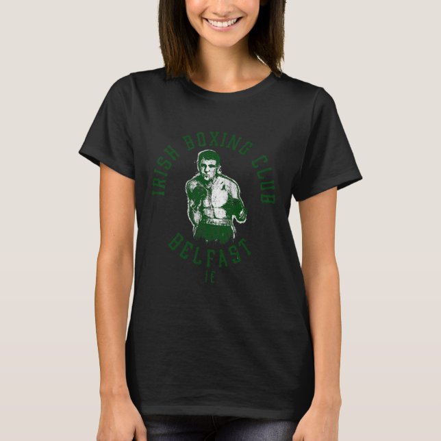 Irish Boxing Klubb Belfast T Shirt (Framsida)