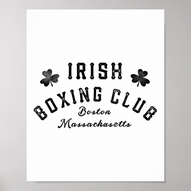 Irish Boxing Klubb - Boston Machusetts 1 Poster (Framsidan)