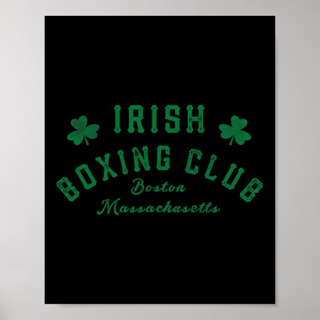 Irish Boxing Klubb - Boston Machusetts 2 Poster (Framsidan)