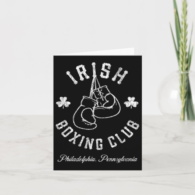 Irish Boxing Klubb - Boxing Glove Philadelphia Kort (Framsida)