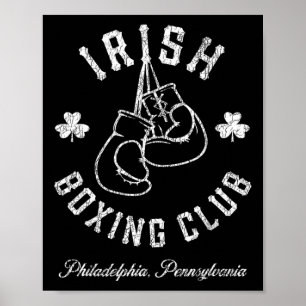 Irish Boxing Klubb - Boxing Glove Philadelphia Poster