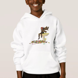 Irish Boy Fairy on Mushroom Boy's Hoodie T Shirt