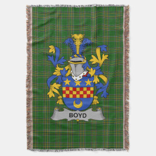 Irish Boyd (från Danson) Jackar om Arm Family Cres Filt