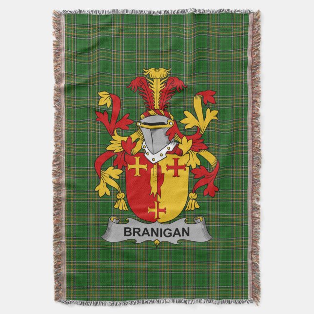 Irish Branigan eller O_Branagan Jackar Arm Family Filt (Framsidan Vertikal)
