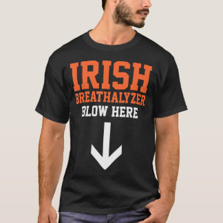 Irish Breathalyzer Shirt InLämpligt Funny St Pa T Shirt