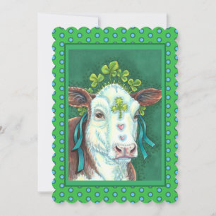 IRISH BRED ST. PATRICK'S DAY HEIFER, SHAMROCK COW JULKORT