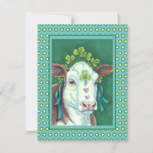 IRISH BRED ST. PATRICK'S DAY HEIFER, SHAMROCK COW JULKORT
