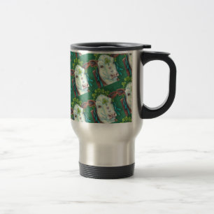 IRISH BRED ST. PATRICK'S DAY HEIFER, SHAMROCK COW RESEMUGG