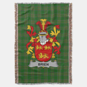 Irish Brien eller Bryan Jackar av Arm Family Crest Filt