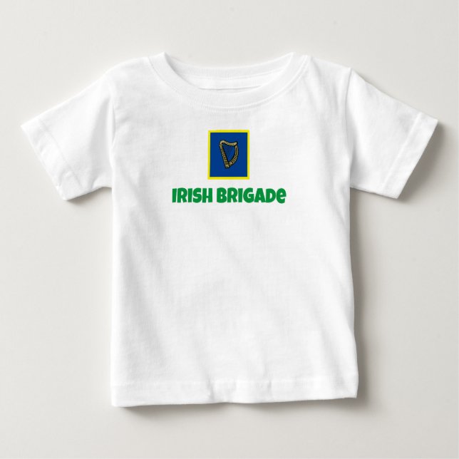 Irish Brigade flagga baby shirt T Shirt (Framsida)