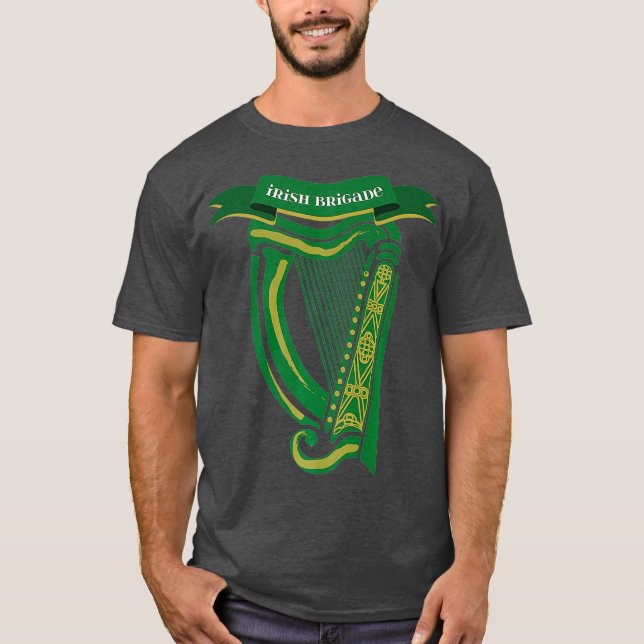 Irish Brigade T Civil Krig Gift Tee (Framsida)