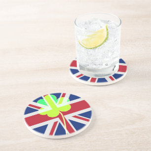 Irish British Flagga Shamrock Klöver St. Patrick U Underlägg