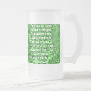 Irish Bröllop Bluting - Customized - Customized Frostat Ölglas