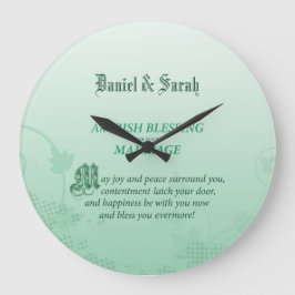 Irish Bröllop Grattiss Blating Stor Klocka