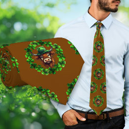 Irish Bull Mönster St. Paddys Day Tie Slips